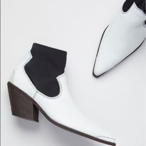 Free People Jackson West Black / White boots 39 9